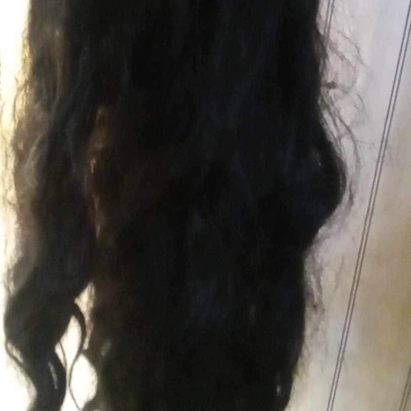 Black human hair wig - Picture 1 of 1